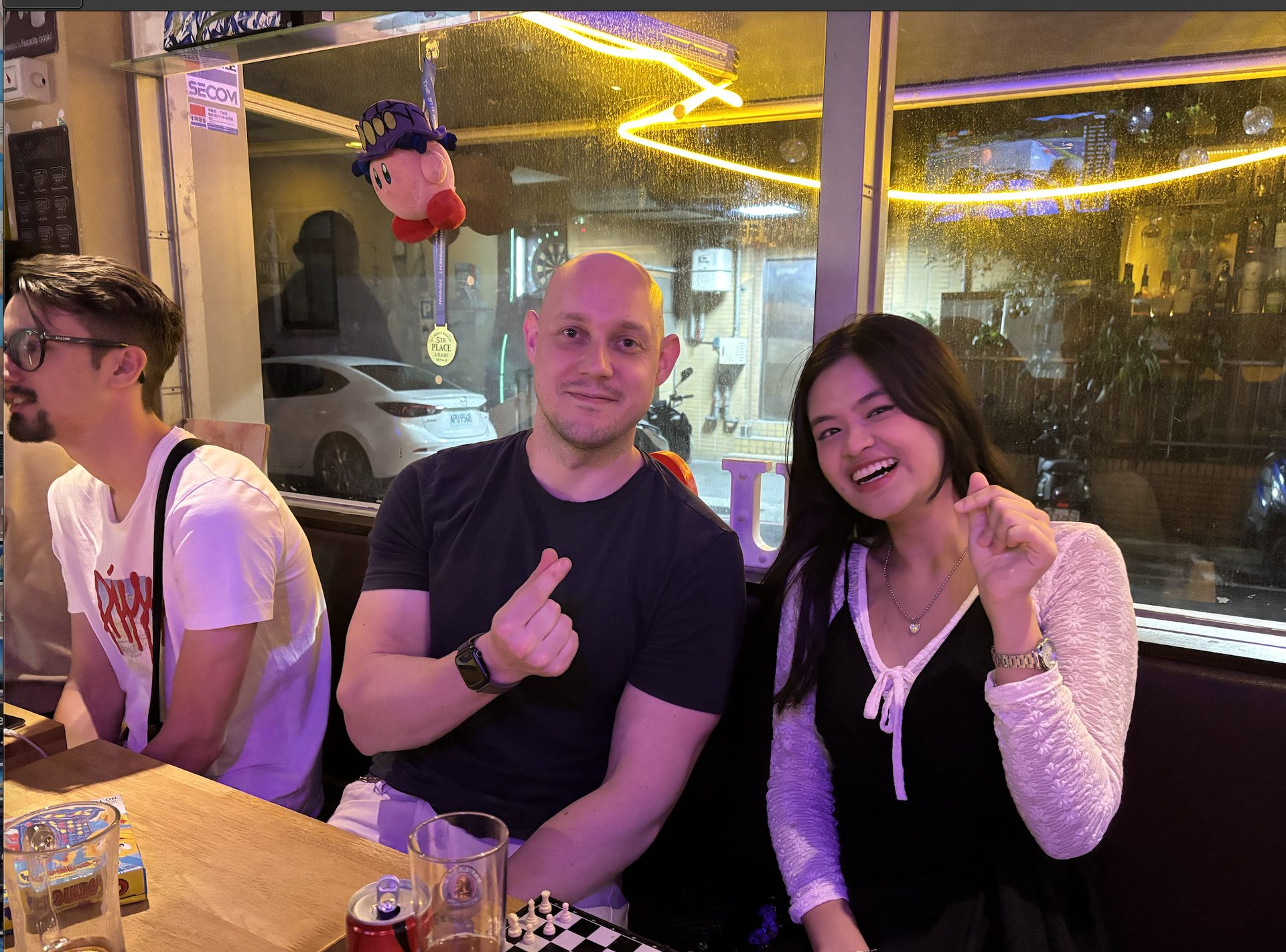 Saturday karaoke night at Tea Bar in Taipei
